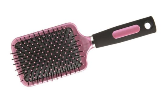 Guenzani Superior Spazzola Rettangolare Gigante Art. 1597 | Districante Professionale con Palline Massaggianti | Ideale per Capelli Voluminosi e Lunghi