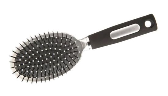 Guenzani Spazzola Ovale Grande Traditional Lotus | Colorata e Districante | Con Pin Massaggianti per Cuoio Capelluto | Ideale per Capelli Medi e Lunghi