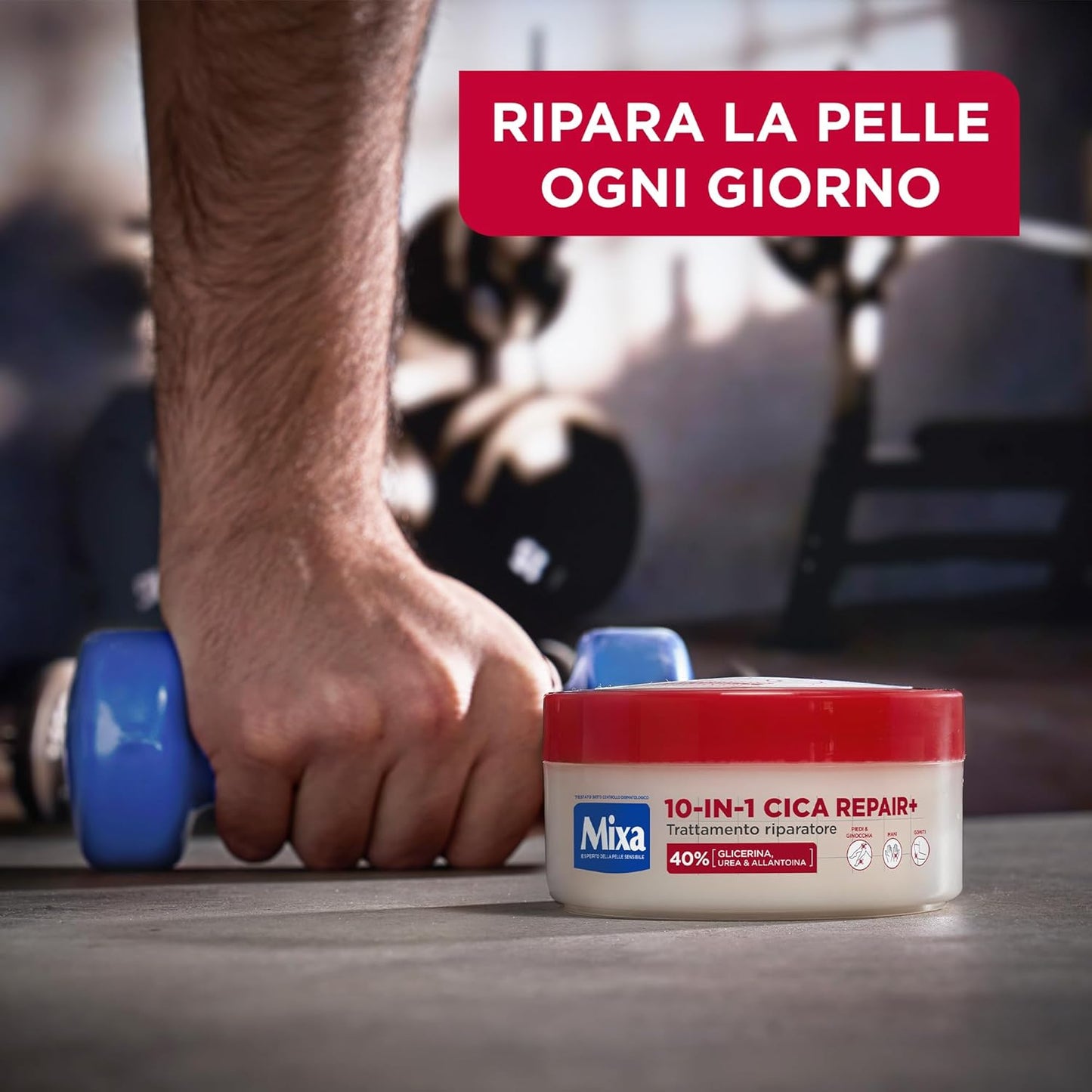 Mixa Cica Repair+ Trattamento Riparatore 10-in-1 (150ml) – Con Urea, Allantoina e Glicerina – Per Zone Screpolate e Slugging