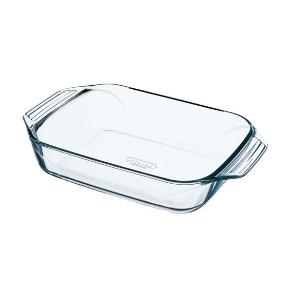 PYREX Irresistible Lasagniera in Vetro Borosilicato – Teglia Rettangolare da Forno Multiuso ad Alta Resistenza Termica – Pirofila Trasparente per Lasagne, Arrosti e Gratin, Varie Misure Disponibili