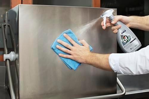Cif Acciaio Inox Professionale – Detergente Specialistico Anti-Impronta Senza Profumo – Soluzione Horeca Brillantezza Immediata
