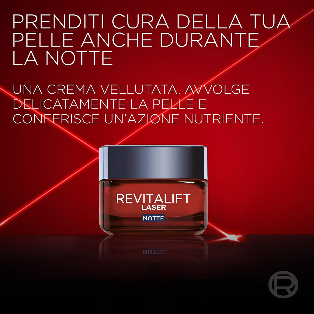 L’Oréal Paris Revitalift Laser X3 Crema Notte Anti-Rughe 50ml – Tripla Azione Anti-Età – Con 3% Pro-Xylane e Centella Asiatica