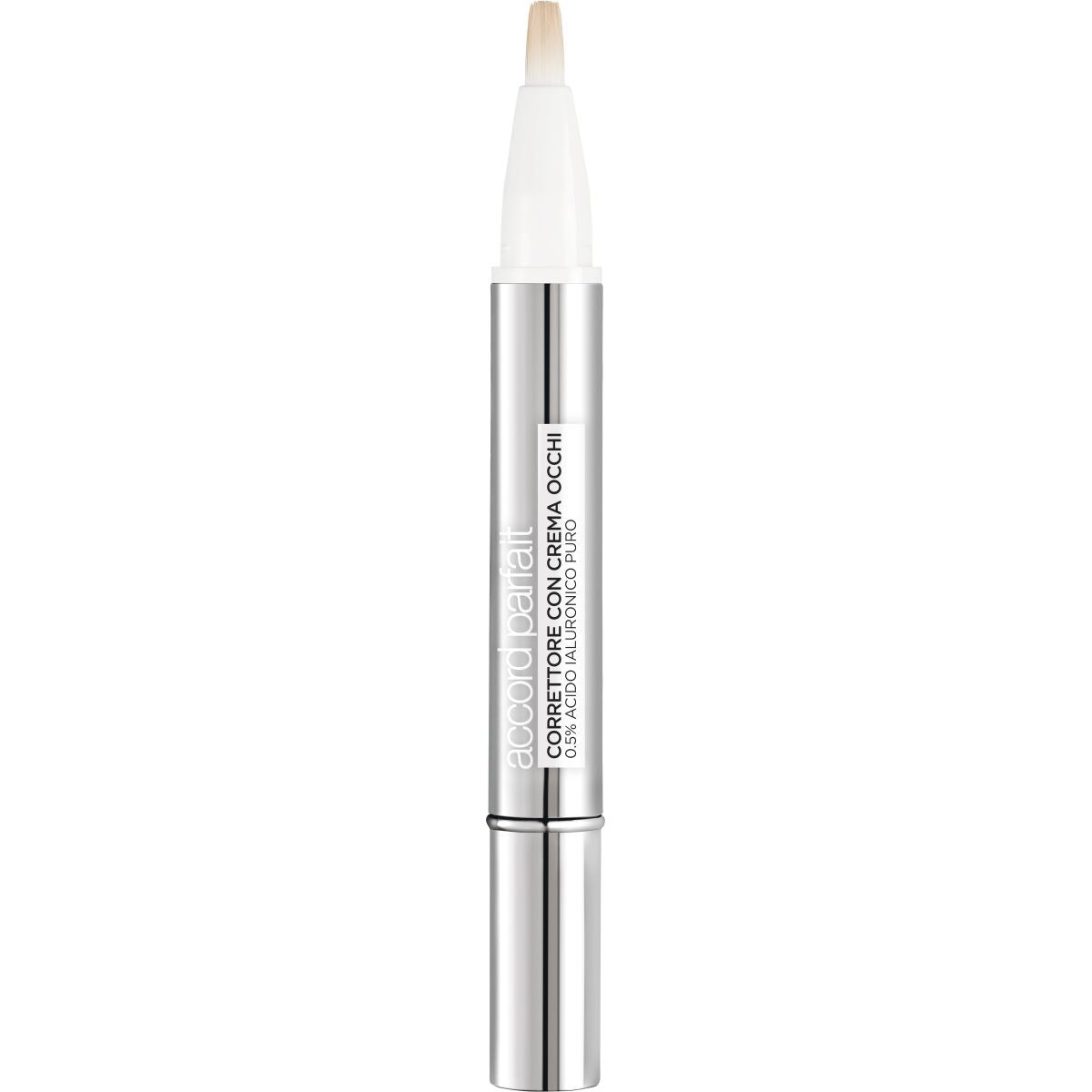 L'Oréal Paris Accord Parfait Eye-Cream in a Concealer – Correttore Trattamento 2-in-1 con Acido Ialuronico 0,5% – Idratazione Rimpolpante, Coprenza Naturale e Sguardo Radioso