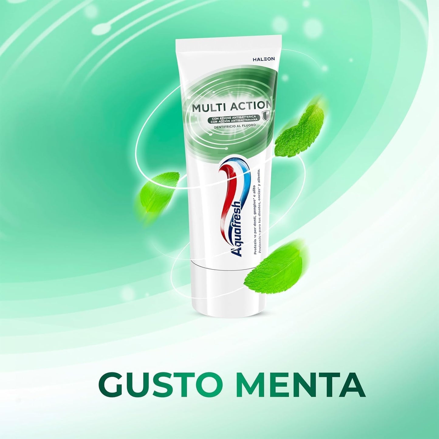 Aquafresh Multi Action Dentifricio 75ml – Protezione Integrale 3-in-1: Denti Forti, Gengive Sane e Alito Fresco