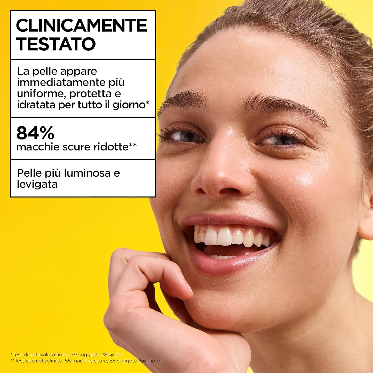 Garnier Vitamina C Wonder Tint Fluido Colorato 3 in 1 SPF50+ Light – Uniformante Viso Anti-Macchie