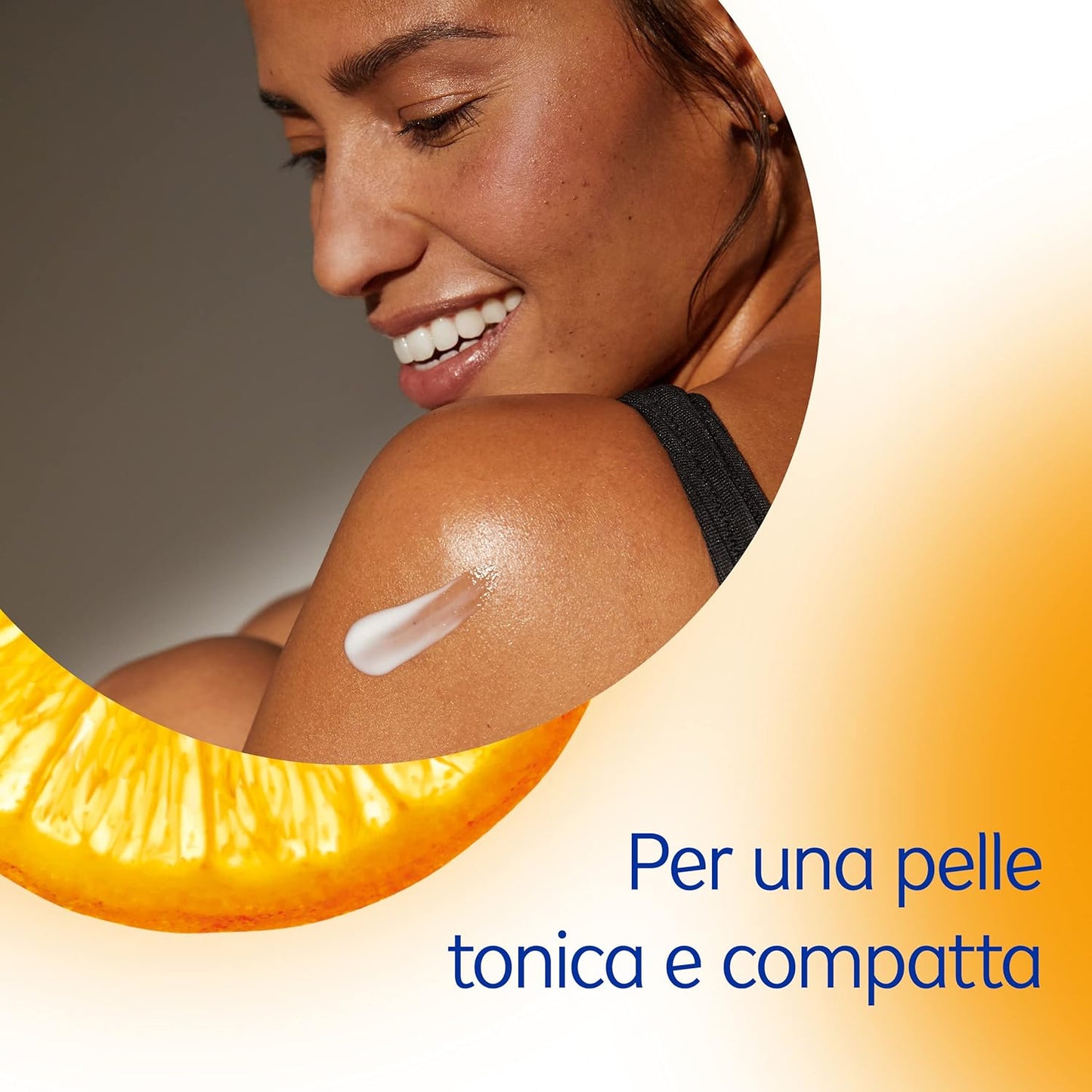 NIVEA Q10 Crema Corpo Idratante Rassodante 250ml con Vitamina C e Collagen Boost – Trattamento Elasticizzante Antietà 72h per Pelle Tonica e Levigata