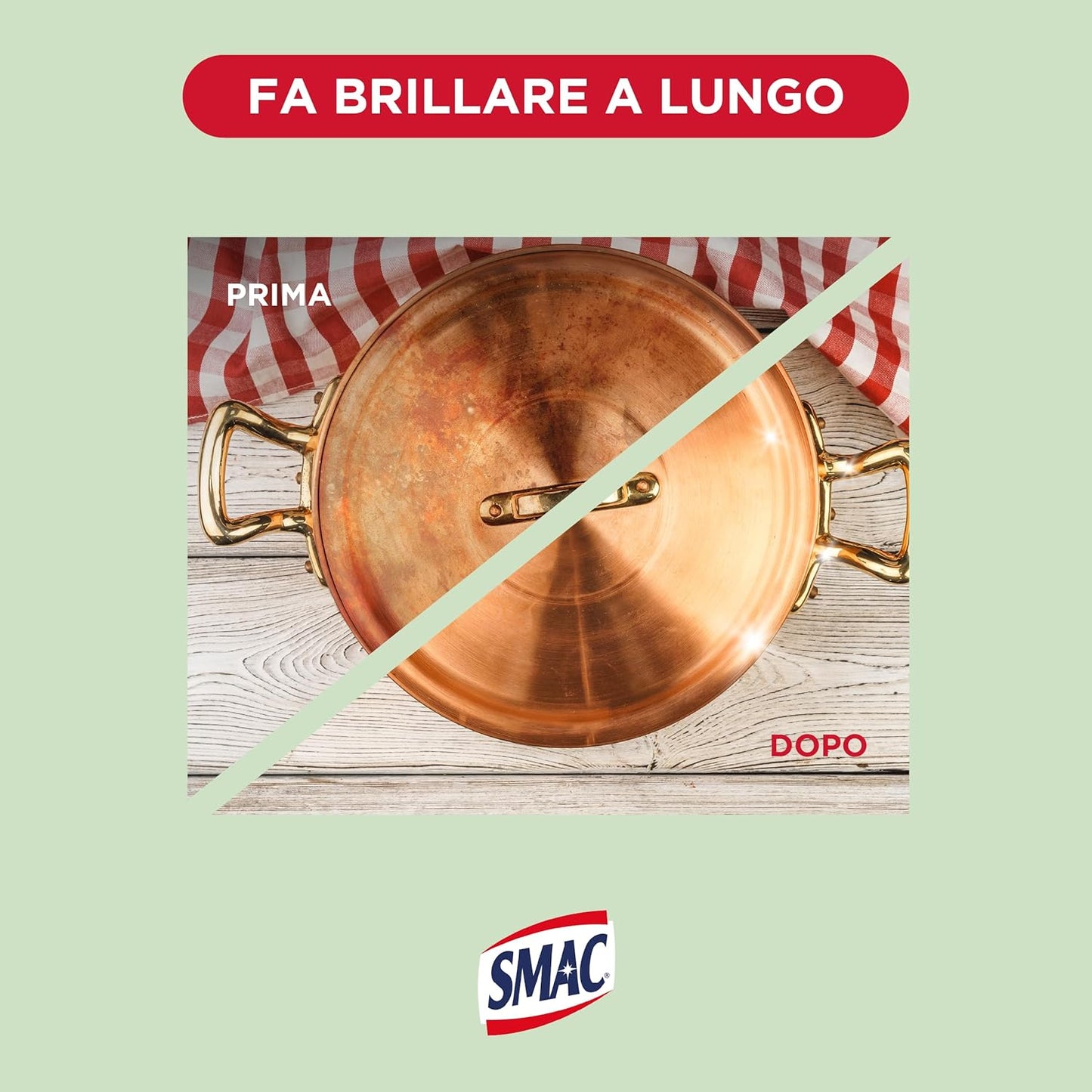 Smac Brilla Metalli Lucidante Professionale Bronzo e Ottone – Soluzione Anti-Ossidazione e Protezione Attiva