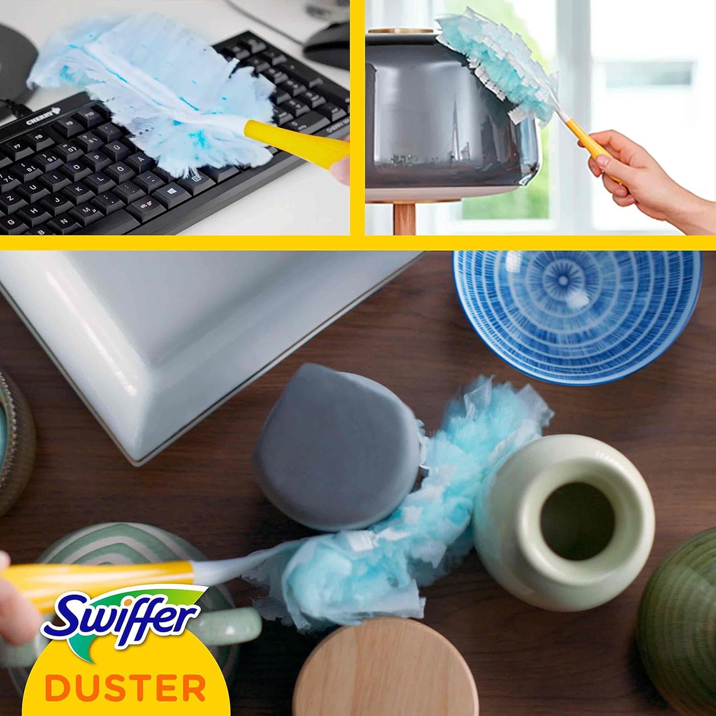 Swiffer Duster Ricariche Catturapolvere Mega Pack 14 Piumini | Antipolvere, Peli e Allergeni