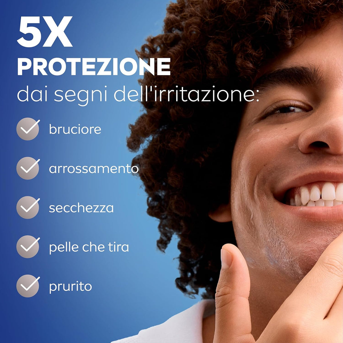 Nivea Men Sensitive Balsamo Dopobarba 100ml – 0% Alcool con Camomilla & Hamamelis – Soluzione Anti-Irritazione 5 Segni