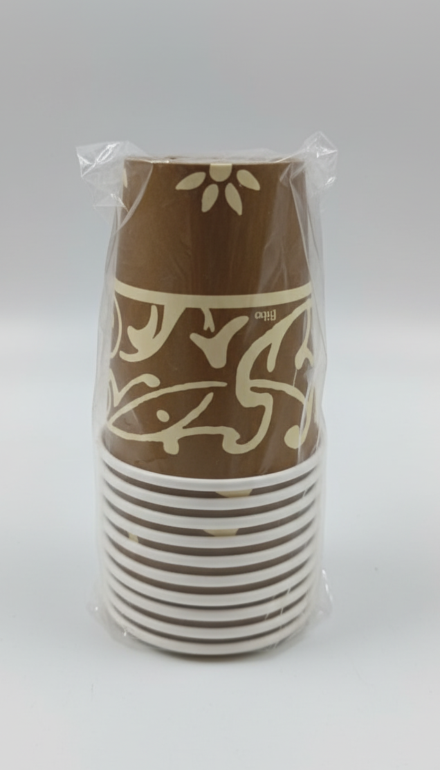BIBO Bicchieri in Cartoncino Table Decor (10 pezzi) | Biodegradabili | Ideali per Catering & Feste | Decorazione Fantasia