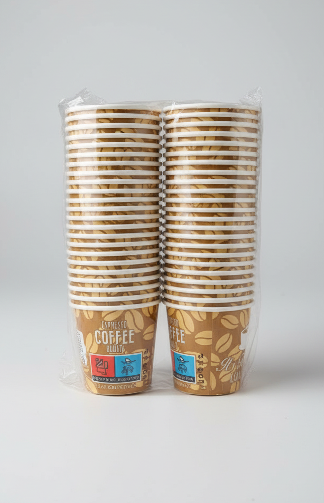 Sofy's Bicchieri Caffè Monouso in Carta 75ml – Resistenti per Espresso e Bevande Calde – Ideali per Casa, Ufficio e Catering
