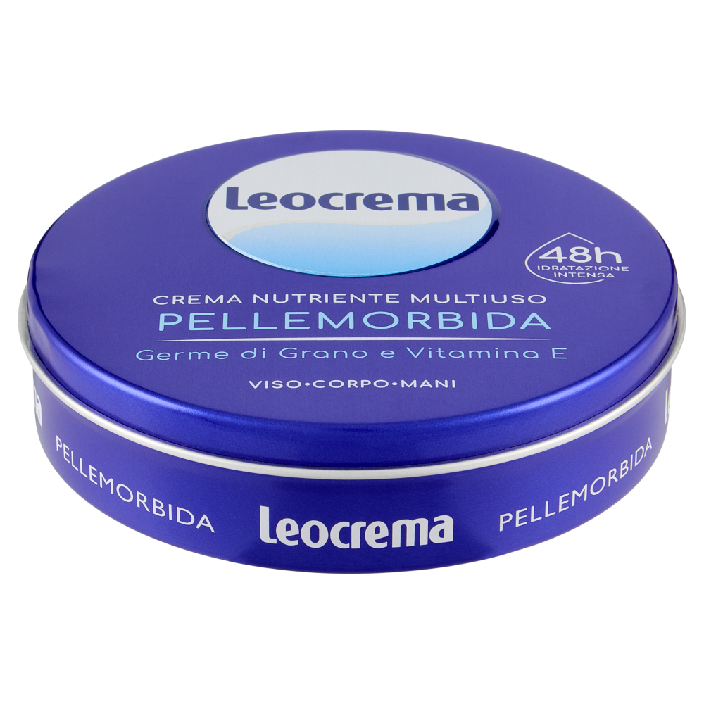 Leocrema Crema Nutriente Multiuso PELLEMORBIDA 150 ml | 48h Idratazione Intensa | Con Germe di Grano & Vitamina E | Azione Protettiva e Anti-Età