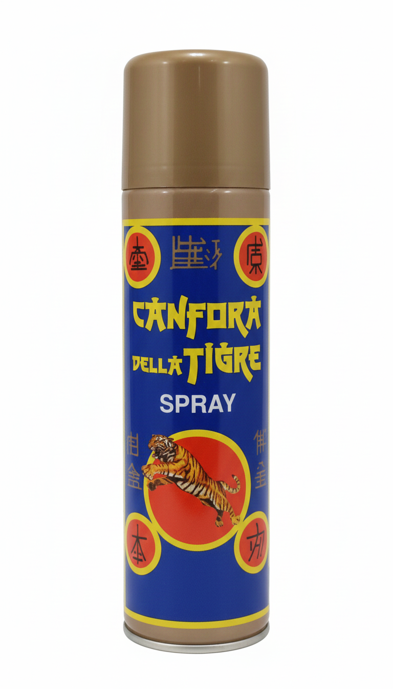 Canfora della Tigre | Spray Antitarme per Tessuti e Armadi | Protezione Attiva e Profumazione Persistente | Ideale per Cambio Stagione, Tappeti e Coperte | 250 ml | Formula Anti-Macchia