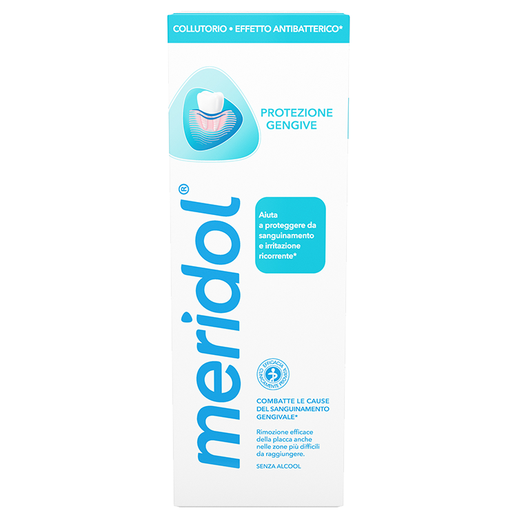 meridol Collutorio Protezione Gengive 400 ml | Formula a Doppia Azione Zinco e Ammina | Protezione Antibatterica di Lunga Durata | Igiene Orale Quotidiana per Gengive Sane