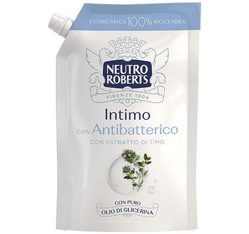 Neutro Roberts Intimo ecoRicarica 400 ml – Puro Olio di Glicerina e pH Fisiologico – Disponibile in Camomilla Delicato o Timo Antibatterico
