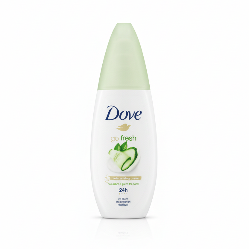 Dove Go Fresh Deodorante Vapo No Gas 75ml | Cetriolo e Tè Verde | Protezione 24H | Formula Idratante Senza Alcool