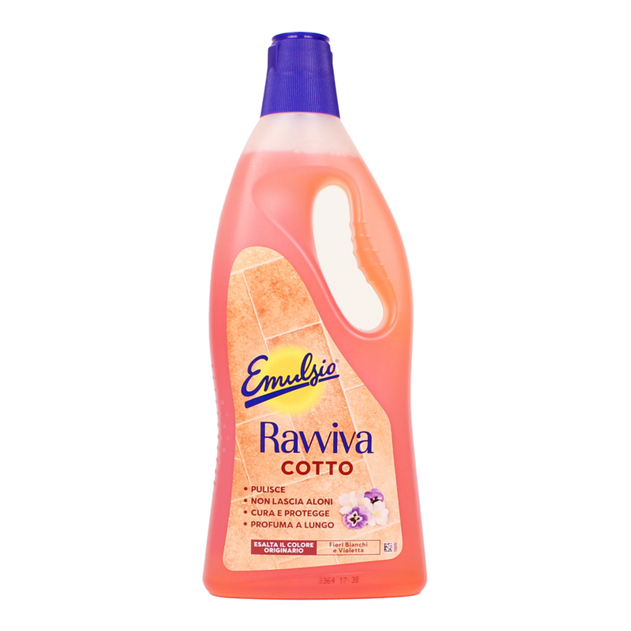 Emulsio Ravviva Cotto e Pietre Porose 750ml | Detergente Esalta Colore per Cotto e Ardesia | Senza Risciacquo | Profumo Fiori Bianchi e Violetta