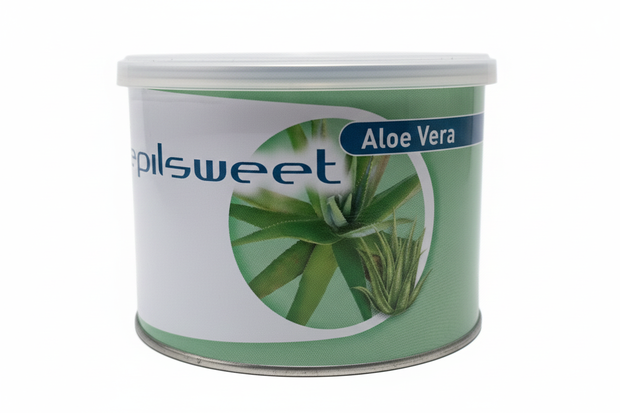Epilsweet Cera Depilatoria Liposolubile 400ml – Aloe Vera – Epilazione Professionale – Con Biossido di Titanio – Made in Italy