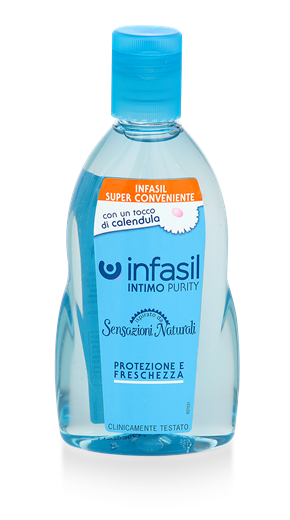 Infasil Intimo Purity Protezione e Freschezza 200 ml – Azione Anti-Odore Avanzata con Estratto di Calendula – Rispetta il pH Naturale