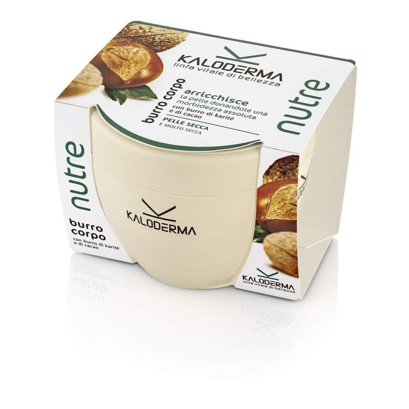 Kaloderma Burro Corpo Karité Nutriente 300ml – Trattamento Intensivo per Pelle Secca