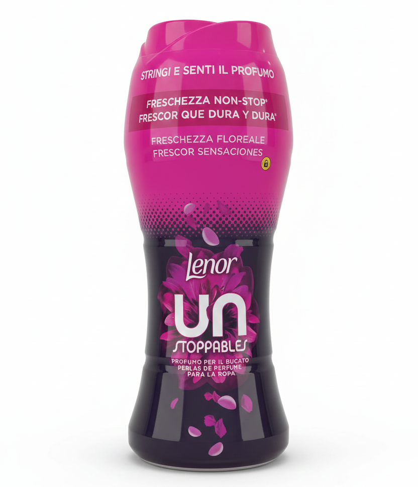 Lenor Unstoppables Floreale 195g | Perle Profumate per Bucato | Freschezza NON-STOP® Fino a 12 Settimane | Intensificatore di Profumo Floreale