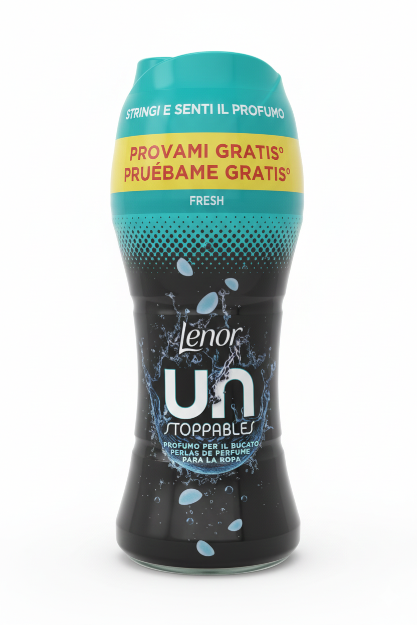 Lenor Unstoppables Perle Profumate Fresh 195g | Intensificatore di Profumo per Bucato | Fragranza Vibrante a Lunga Durata