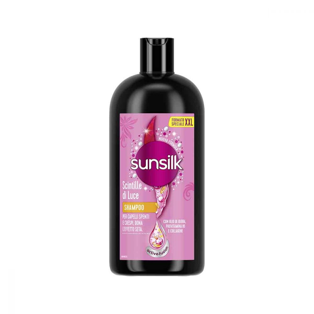 Sunsilk Shampoo Scintille di Luce 810 ml | Maxi Formato XXL | Brillantezza Estrema e Effetto Specchio | Per Capelli Spenti e Opachi