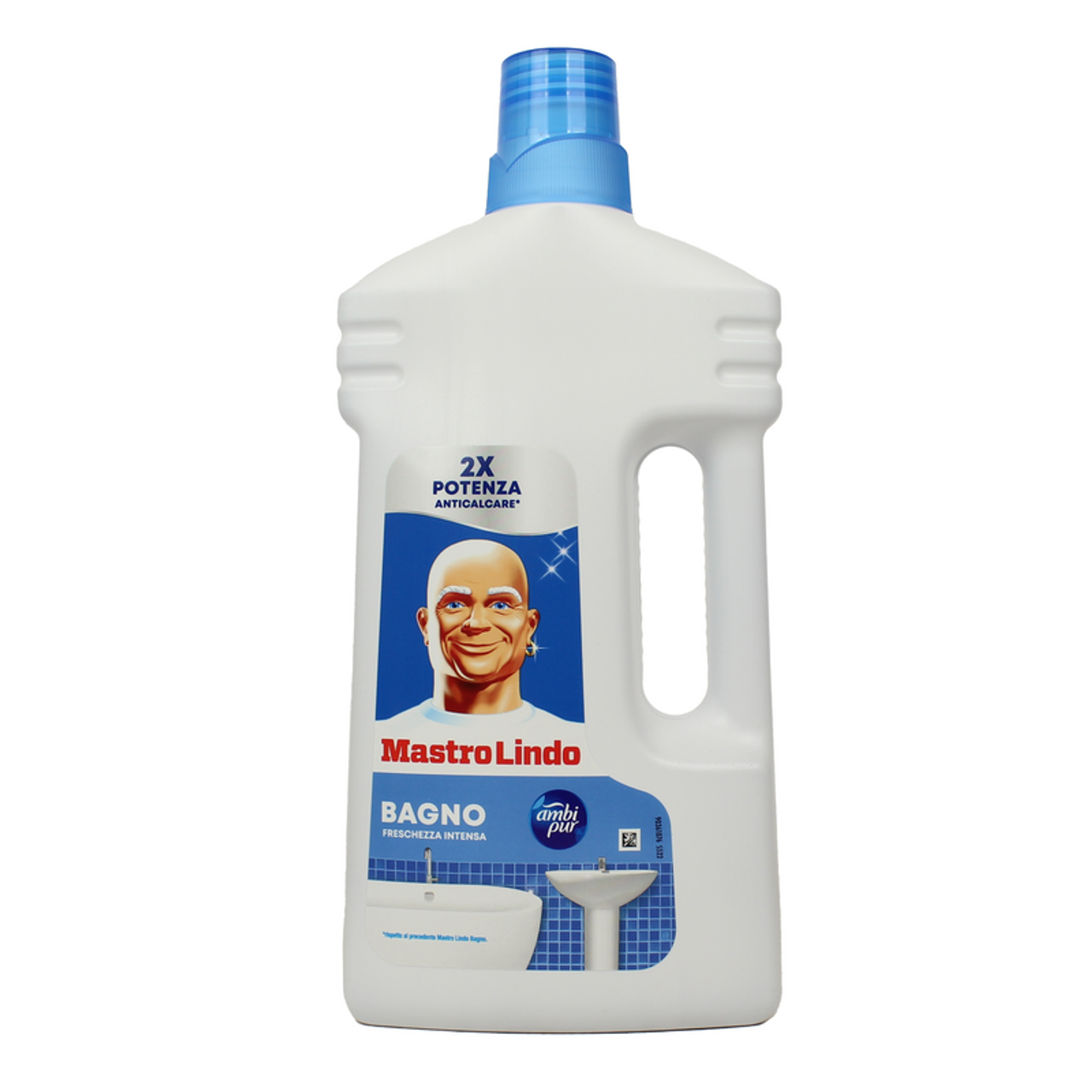 Mastro Lindo Bagno 2X Potenza 930ml | Anticalcare Potenziato Professionale | Rimuove Calcare Ostinato e Sapone | Brillantezza Senza Aloni