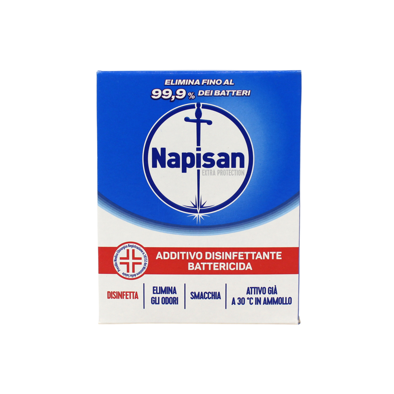Napisan Additivo Disinfettante Polvere 500g | Presidio Medico Chirurgico | Elimina 99,9% Batteri e Odori | Igiene per Neonati e Sportivi