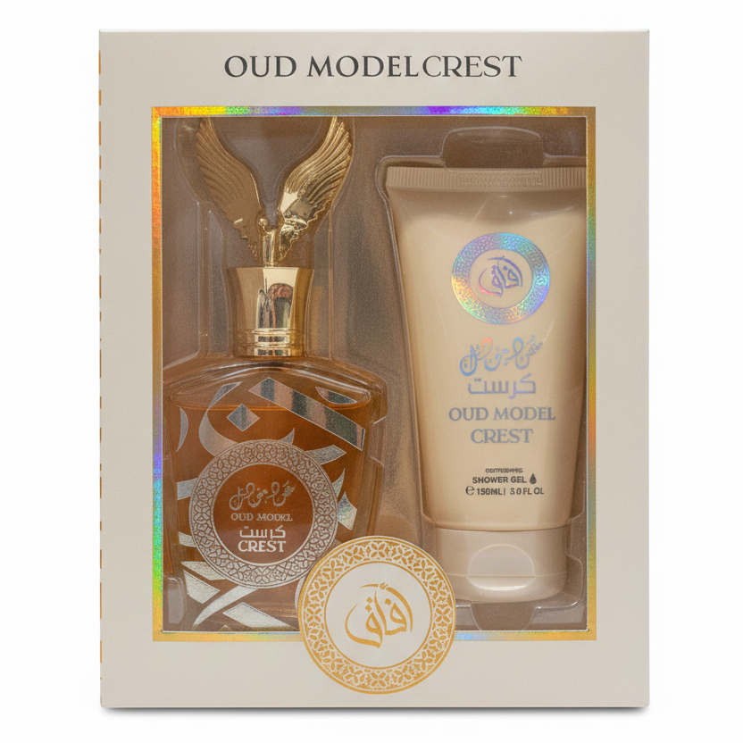 Oud Model Crest Set Regalo EDP 100ml + Shower Gel 150ml | Fragranza Orientale Intensa Lunga Durata