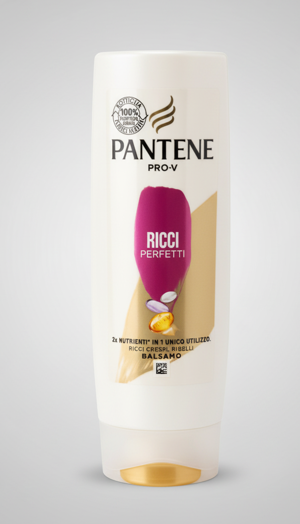 Pantene Pro-V Balsamo Ricci Perfetti (180ml) | Nutrienti Pro-V | Ricci Definiti, Corposi & Luminosi | 0% Olio Minerale/Coloranti