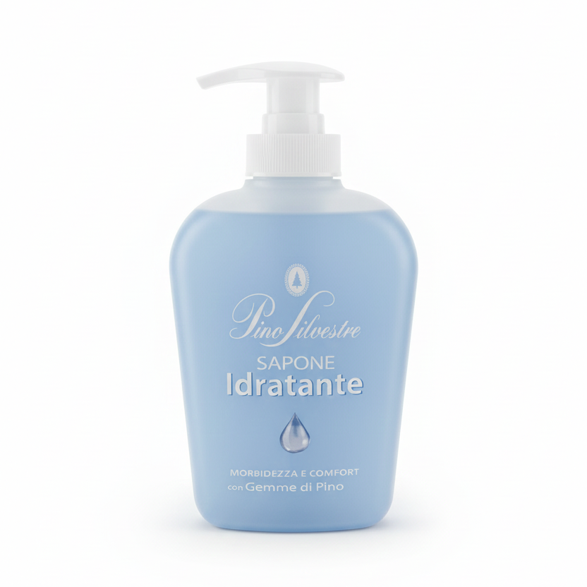 Pino Silvestre Sapone Liquido Idratante 300 ml | Formula Delicata con Gemme di Pino | Mani Morbide e Protette | Made in Italy