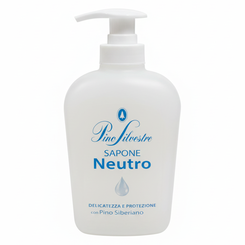 Pino Silvestre Sapone Liquido Neutro 300 ml | Con Olio di Pino Siberiano | Delicatezza e Protezione Quotidiana | pH Equilibrato | Made in Italy