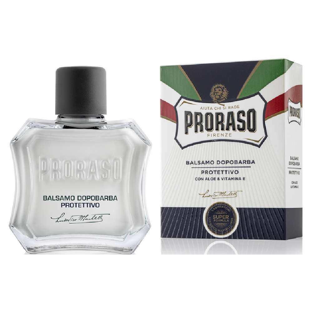 Proraso Balsamo Dopobarba Protettivo 100ml – Con Aloe Vera & Vitamina E – Ripristina Mantello Idrolipidico & Riduce Arrossamenti
