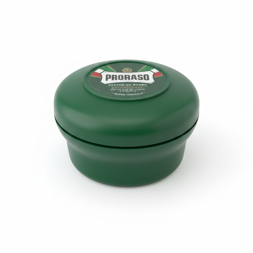 Proraso Sapone da Barba Rinfrescante 150ml Linea Verde – Con Olio di Eucalipto e Mentolo, Effetto Tonificante