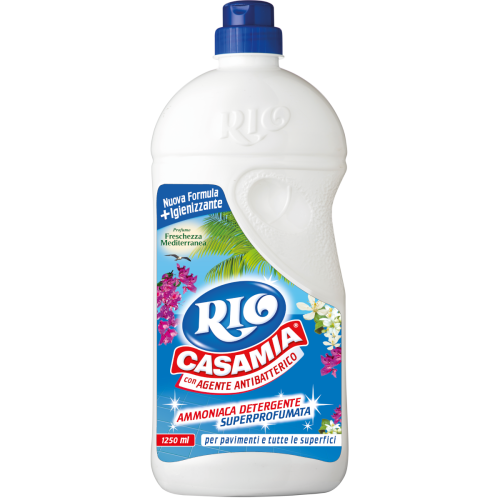 Rio Casamia Super Igienizzante 1250 ml – Detergente Pavimenti e Superfici Multiuso – Sgrassante Profondo – Disponibile in 11 Fragranze
