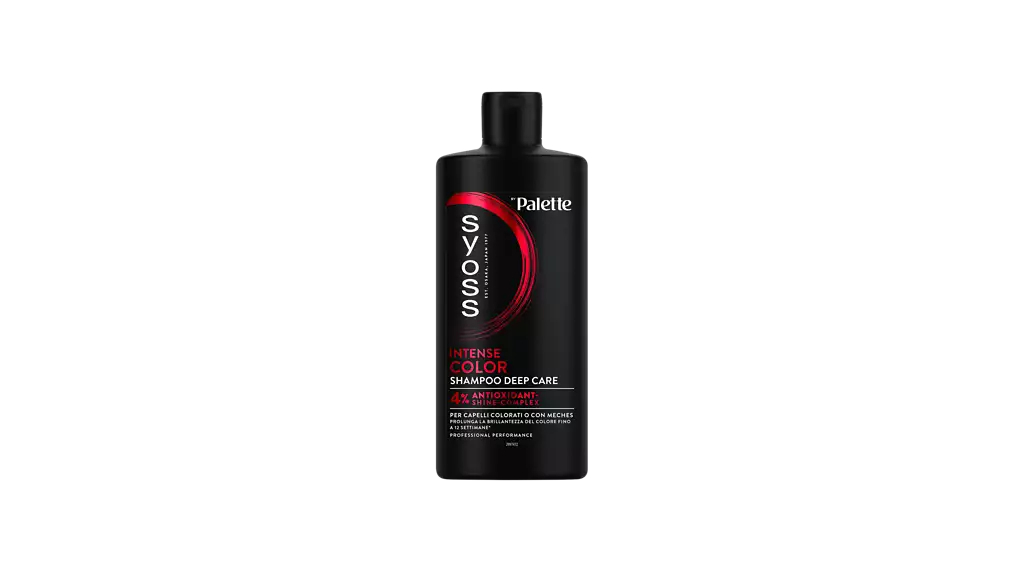 Syoss by Palette Shampoo Intense Color 440ml | Per Capelli Colorati o con Meches | 4% Antioxidant-Shine-Complex | Brillantezza fino a 12 Settimane