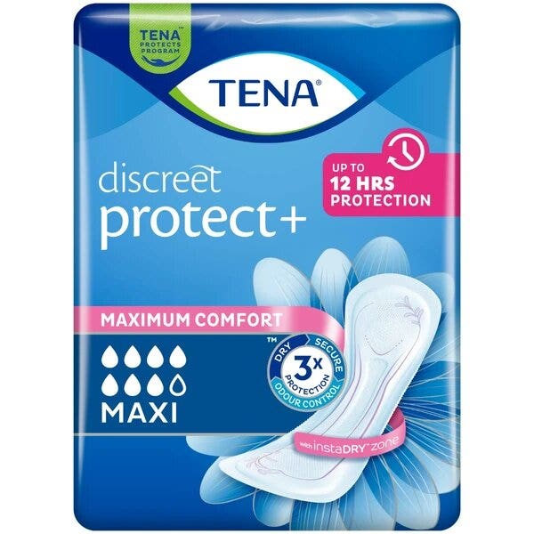 Discreet Maxi 12 Pezzi – Protezione Assorbente Alta Performance Tecnologia instaDRY™