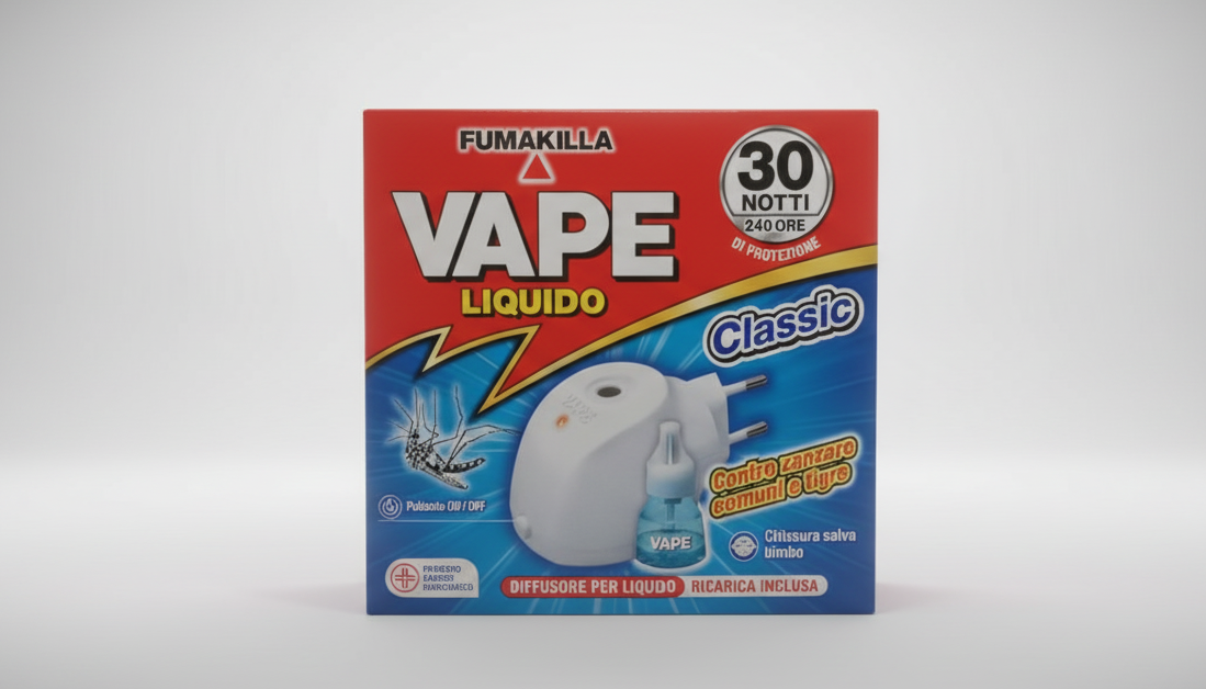Vape Inodore Liquido Vape Diffusore Liquido Classic + Ricarica 15ml (30 Notti) Vape Zanzare Ricarica Liquida Vape Inodore Liquido Vape Diffusore Liquido Classic + Ricarica 15ml (30 Notti) Vape Zanzare Ricarica Liquida