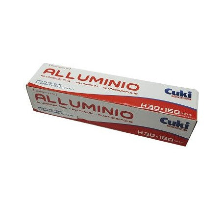 Cuki Alluminio Professionale 150 Metri | Tecnologia Alustrong Doppia Forza | Spessore Maggiorato | Altezza 30 cm