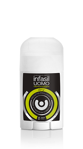 Infasil Uomo Dry Derma Deodorante Stick 40ml – Protezione 48h con Tecnologia Molecola 2C Attivata dal Sudore