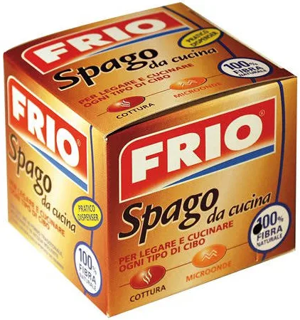 Frio Spago da Cucina con Dispenser | 100% Fibra Naturale | Resistente a Forno e Microonde | Uso Alimentare Certificato