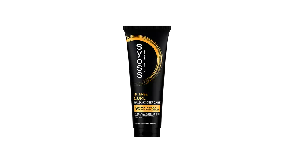 Syoss Intense Curl Balsamo Deep Care 250 ml – Balsamo per Capelli Mossi e Ricci con 9% Panthenol-Moisture Complex