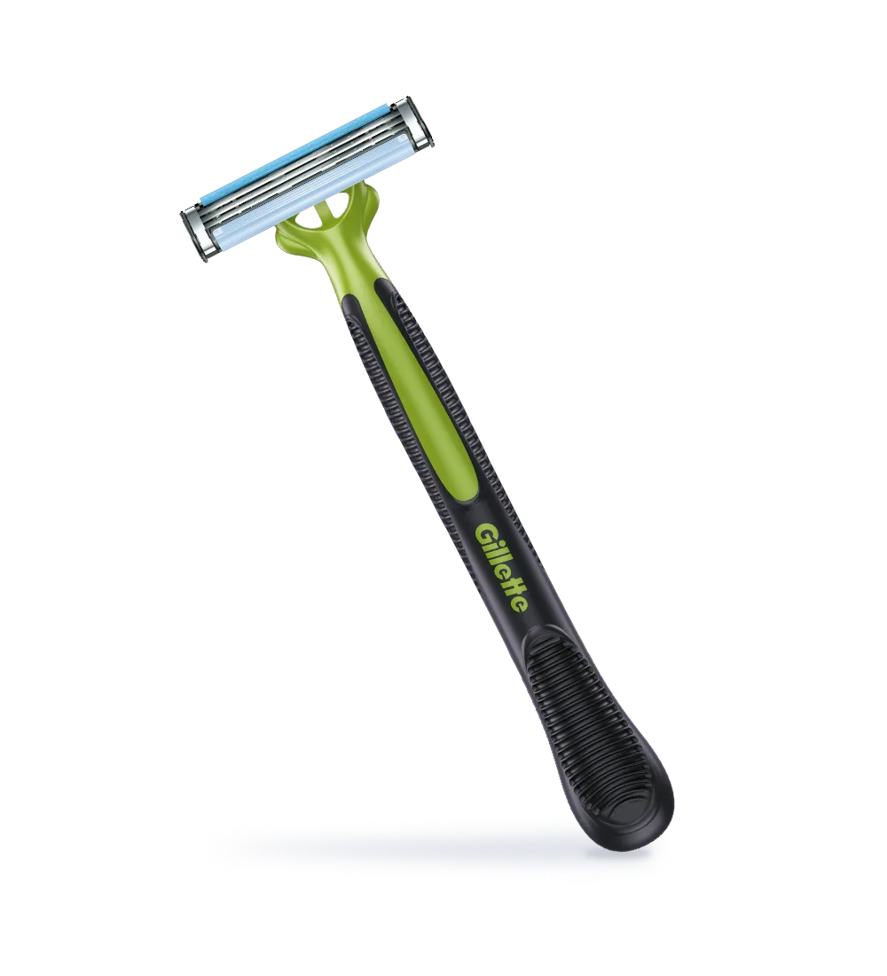 Gillette Blue 3 Sensitive Rasoio Usa e Getta | Confezione 5 Pezzi (4+1 Gratis) | 3 Lame in Cromo per Pelli Sensibili