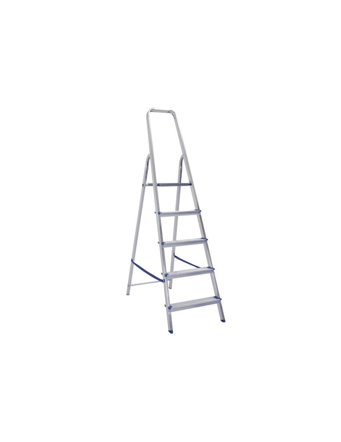 Framar Europiuma | Scala in Alluminio a 5 Gradini | Portata Max 150 kg | Altezza Lavoro 323 cm | Certificazione EN 131 e TUV SUD | Made in Italy