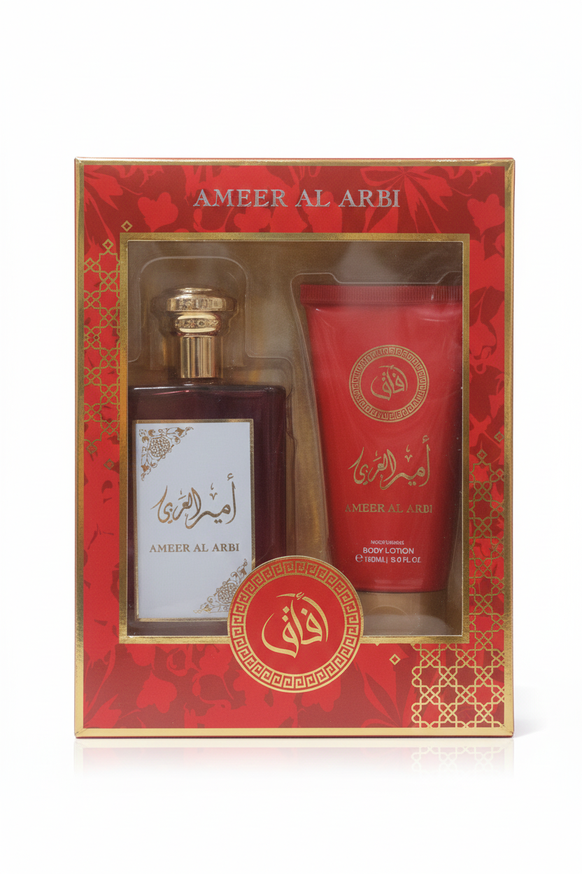 Ameer Al Arabi Set Regalo EDP 100ml + Body Lotion 150ml | Fragranza Orientale Lussuosa Lunga Durata