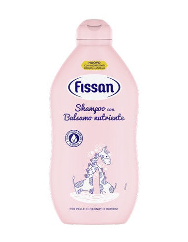 Fissan Protezione e Nutrimento Shampoo 2in1 con Balsamo – Formula Ipoallergenica Anti-Nodi – Igiene Delicata Neonati