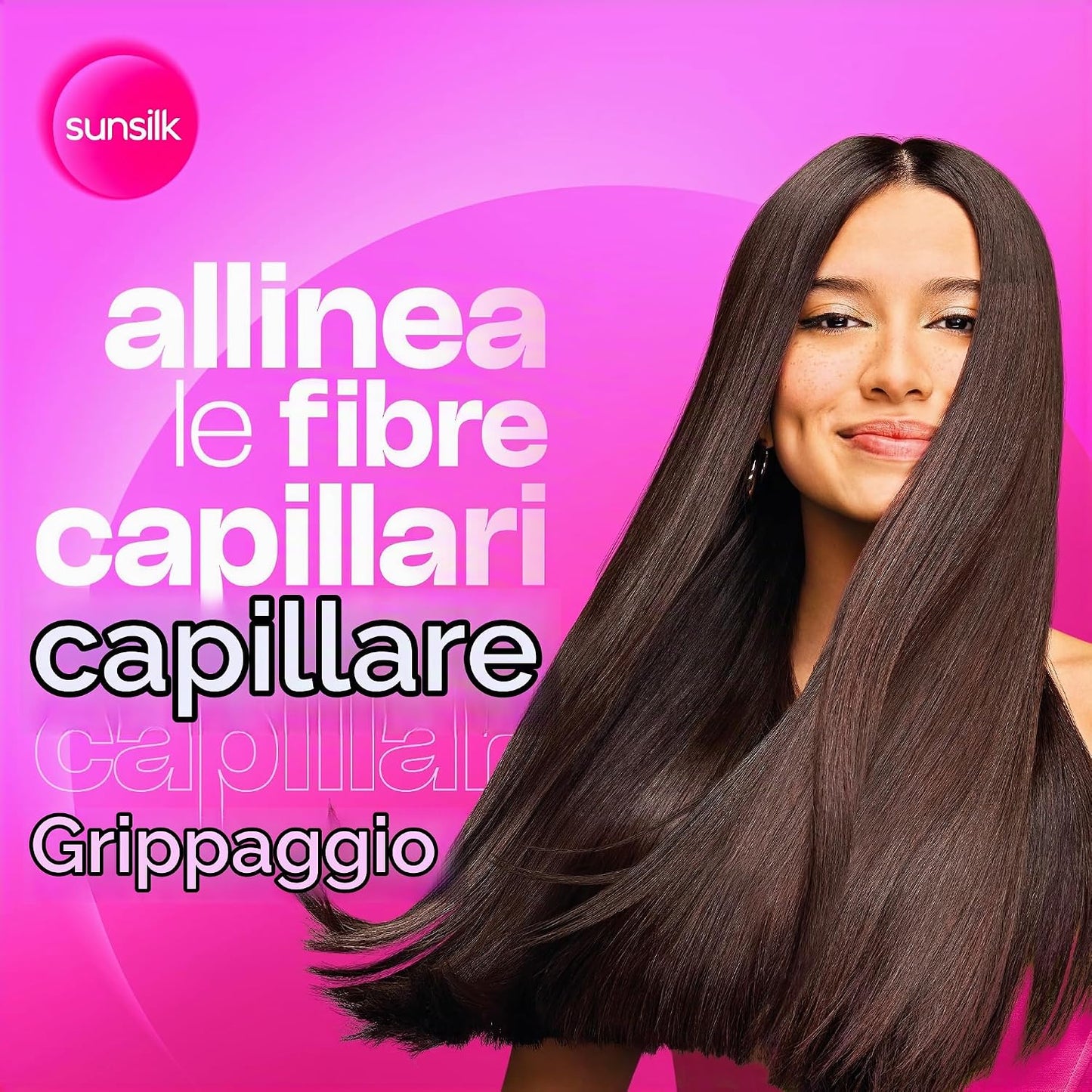 Sunsilk Liscio Perfetto Crema Lisciante & Districante 200ml – 7% Liss-Align Complex con Olio di Argan, Biotina e Vitamina C | Azione Anti-Crespo Senza Risciacquo