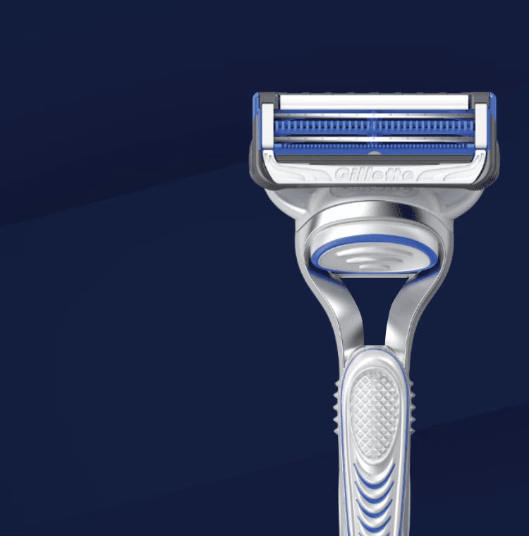 Gillette SkinGuard Sensitive Lamette di Ricambio per Rasoio da Uomo Confezione Scorta XL da 8 Pezzi Testine per Pelli Reattive Anti-Irritazione e Follicolite