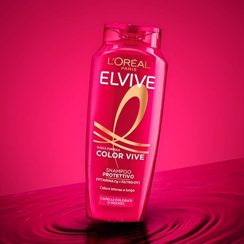 L'Oréal Elvive Shampoo Color Vive Protettivo – Formato Maxi 700ml – Con Elisir Proteggi Colore e Filtri UV per Capelli Colorati
